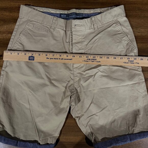 Set Of 3 Mens W34 Straight Fit Chinos By Denim Co. In Green Gray & Beige - Picture 11 of 16